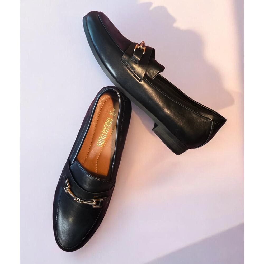 DREAM PAIRS Women Penny Loafers Slip On Shoes Casual Dressy Flats Comfortable 6